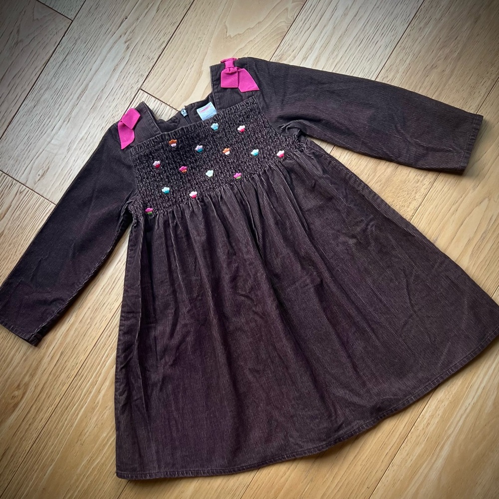 GYMBOREE 2007 “Cupcake Cutie” Corduroy Dress w/Cupcakes